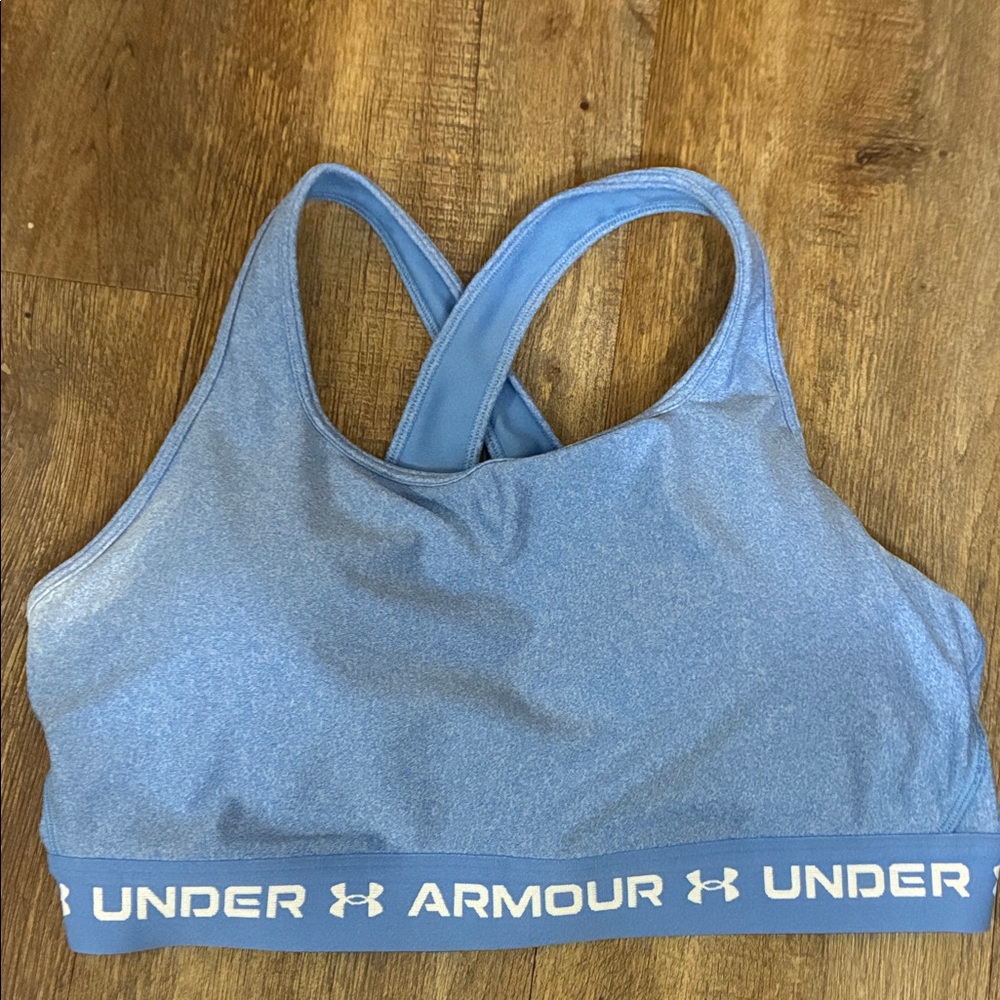 Under Armour Women's Periwinkle Light Blue Sports Bra